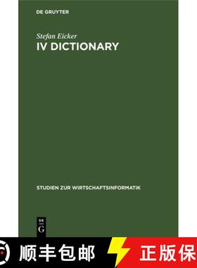【3-4周达】IV Dictionary: Konzepte zur Verwaltung der betrieblichen Metadaten [9783110141498]