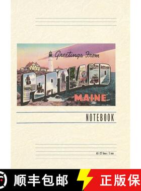 预订 Vintage Lined Notebook Greetings from Portland [9798385423668]