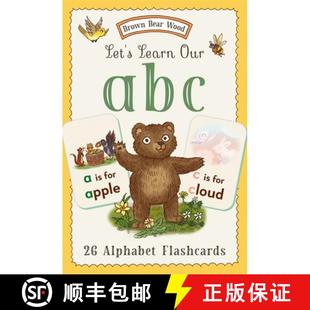 【3-4周达】Brown Bear Wood: Let’s Learn Our ABCs: 26 Double-sided Alphabet Flashcards [9781915569448]