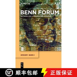 Forum 2010 2011 预订 9783110207873 Benn
