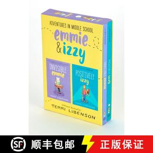 【3-4周达】Adventures in Middle School 2-Book Box Set: Invisible Emmie and Positively Izzy (A Graphic... [9780062897497]