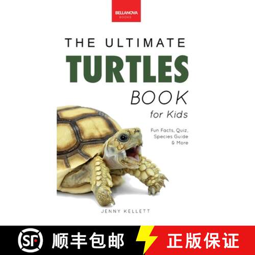 【3-4周达】精装 Turtles The Ultimate Turtles Book: Interactive Marine Life Guide with 100+ Facts, Spe... [9786192641702]