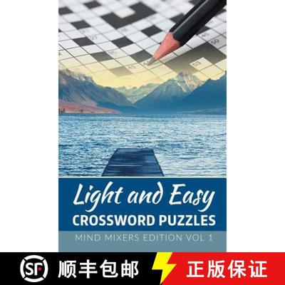 【3-4周达】Light and Easy Crossword Puzzles: Mind Mixers Edition Vol 1 [9781682801956]
