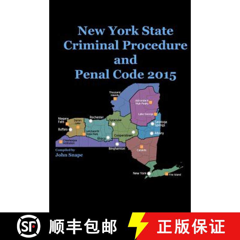 【3-4周达】New York State Criminal Procedure and Penal Code 2015 [9781312679573]