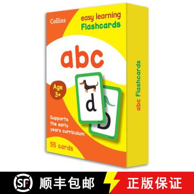 【3-4周达】abc Flashcards: Prepare for Preschool with Easy Home Learning [9780008201074]