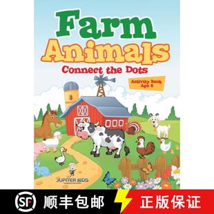 【3-4周达】Farm Animals: Connect the Dots Activity Book Age 6 [9798869442338]