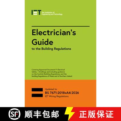 【3-4周达】Electrician's Guide to the Building Regulations [9781837240661]