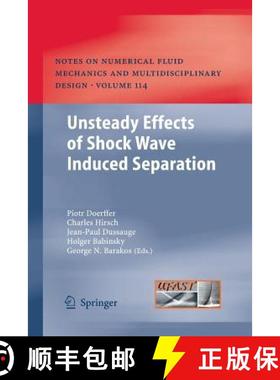 【3-4周达】Unsteady Effects of Shock Wave Induced Separation [9783662505892]