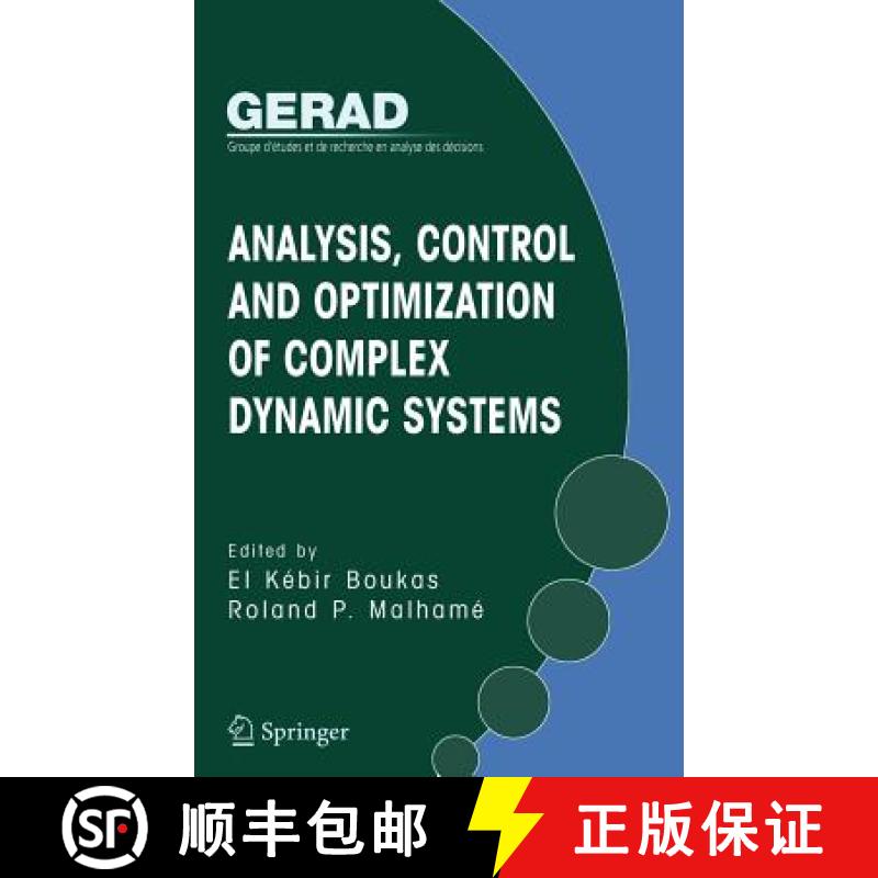 【3-4周达】Analysis, Control and Optimization of Complex Dynamic Systems [9780387254753]