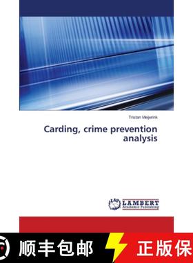 预订 Carding, crime prevention analysis [9783659456190]