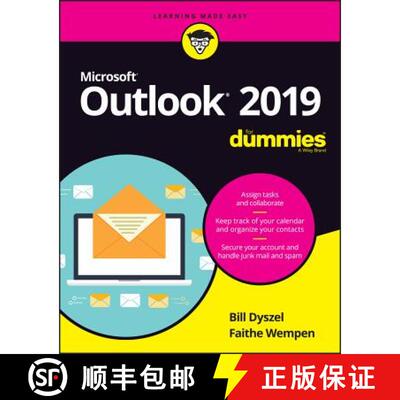 【3-4周达】Outlook 2019 For Dummies [Wiley计算机] [9781119514091]
