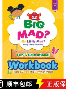【3-4周达】BIG MAD? Or Little Mad? Snissy's Mad-Size Trick Fun and Educational Workbook: There's More... [9781087981444]