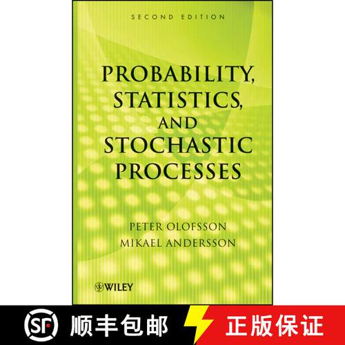 【3-4周达】精装 Probability, Statistics, And Stochastic Processes, Second Edition [Wiley统计学] [9780470889749]