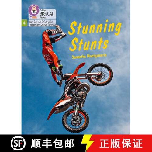 【3-4周达】Big Cat Phonics for Little Wandle Letters and Sounds Revised - Stunning Stunts: Phase 4 [9780008504281]