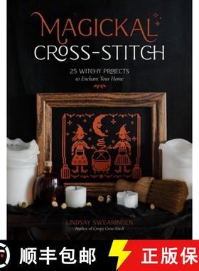 【3-4周达】Witchy Cross-Stitch: 25 Delightfully Dark Projects with a Touch of the Occult [9798890030597]