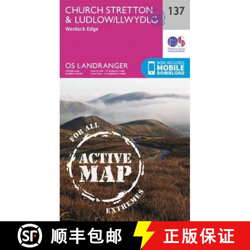【3-4周达】Ludlow & Church Stretton, Wenlock Edge [9780319474600]