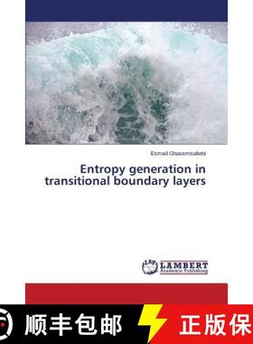 预订 Entropy generation in transitional boundary layers [9783659467660]