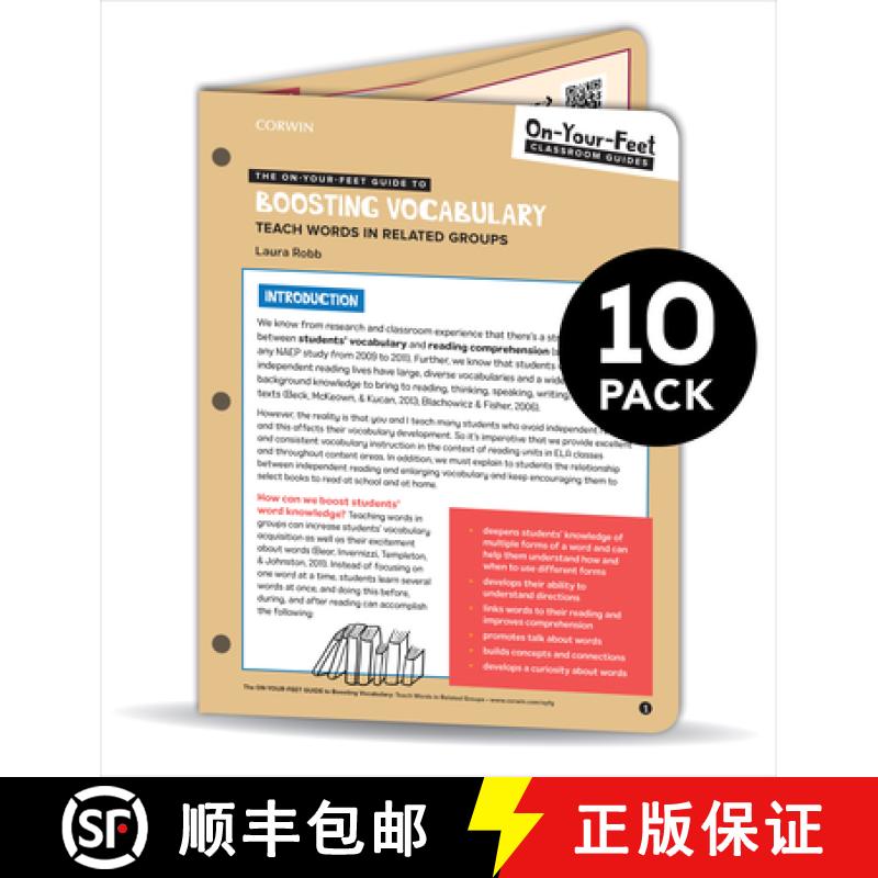 预订 BUNDLE: Robb: The On-Your-Feet Guide to Boosting Vocabulary: 10 Pack (1) [9781544382814]