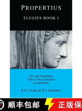 【3-4周达】Propertius: Elegies I [9781853996511]