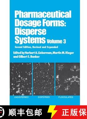【3-4周达】Pharmaceutical Dosage Forms: Disperse Systems, Second Edition, Volume 3 [9780367400606]