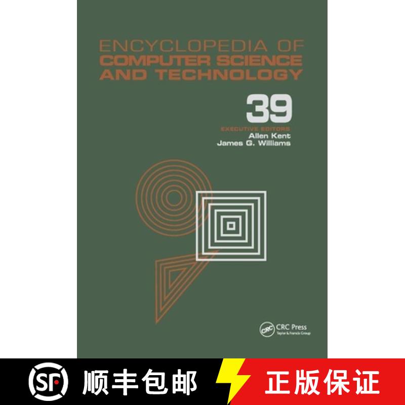 【3-4周达】Encyclopedia of Computer Science and Technology: Volume 39 - Supplement 24 - Entity Identi... [9780367400347]