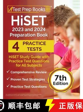 【3-4周达】HiSET 2023 and 2024 Preparation Book: HiSET Study Guide with Practice Test Questions for A... [9781637753354]