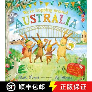 【3-4周达】We're Hopping Around Australia : A Lift-the-Flap Adventure [9781526675668]