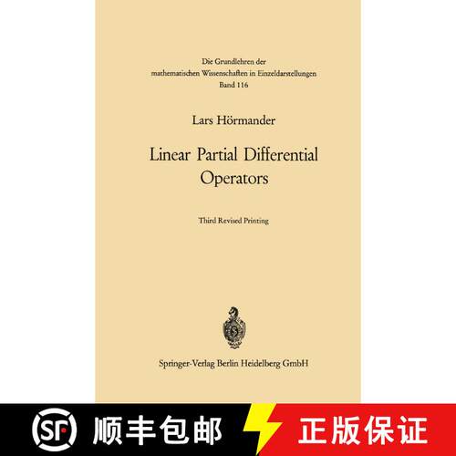 【3-4周达】Linear Partial Differential Operators (Third Edition 1969) [9783662306536]