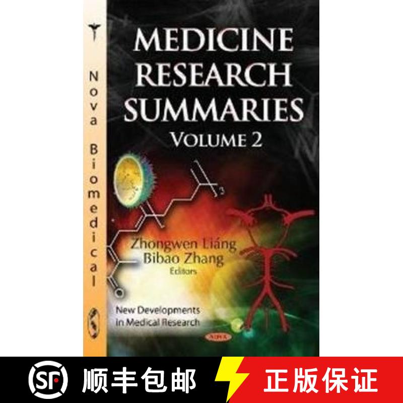 【3-4周达】Medicine Research Summaries: Volume 2 [9781622576166]