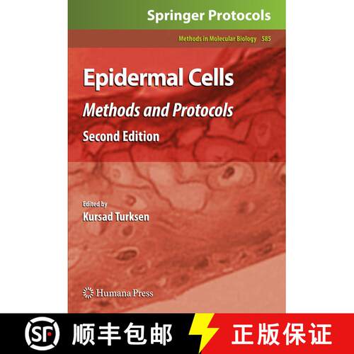 【3-4周达】Epidermal Cells: Methods and Protocols (Softcover reprint of hardcover 2nd ed. 2010) [9781617796630]