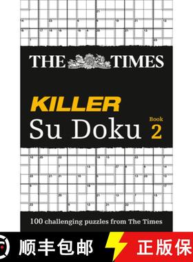 【3-4周达】The Times Killer Su Doku 2: 100 Challenging Puzzles from the Times [9780007236176]