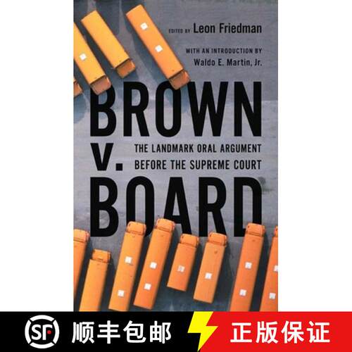 【3-4周达】精装 Brown V. Board : The Landmark Oral Argument Before the Supreme Court [9781565849136]