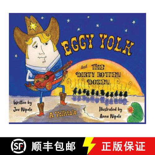 【3-4周达】精装 Eggy Yolk and The Dirty Rotten Dozen [9798218585594]