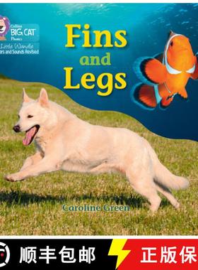 【3-4周达】Fins and Legs: Phase 2 Set 4 Blending Practice [9780008540036]