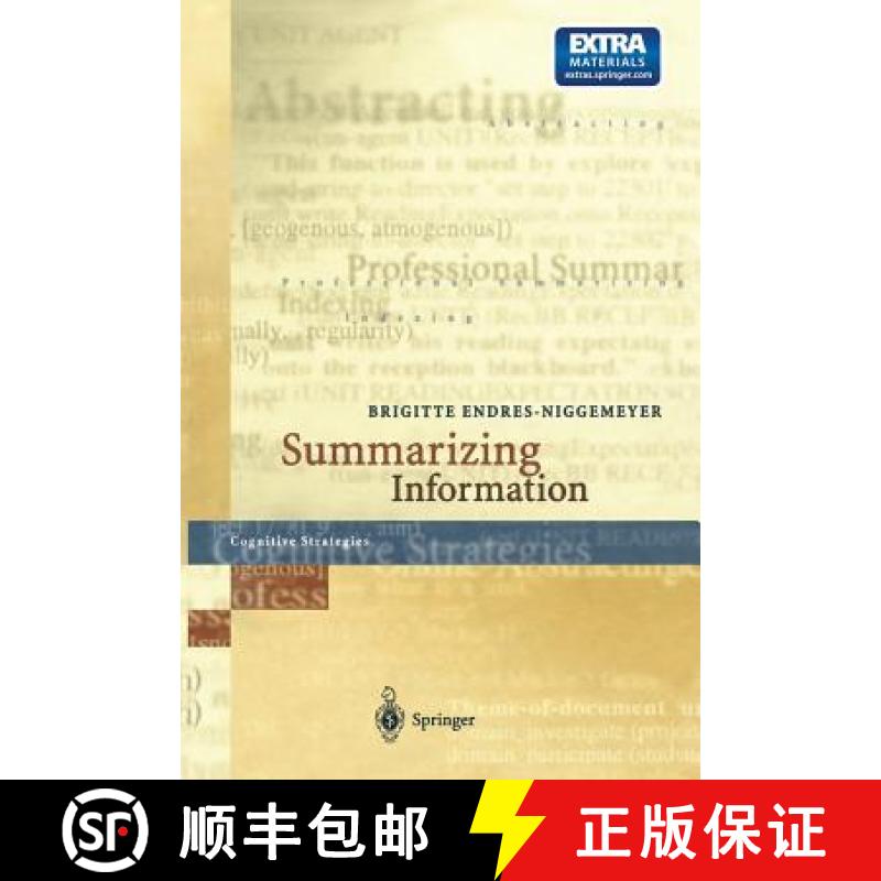 【3-4周达】Summarizing Information: Including CD-ROM Simsum, Simulation of Summarizing, for Macintosh... [9783642720277]