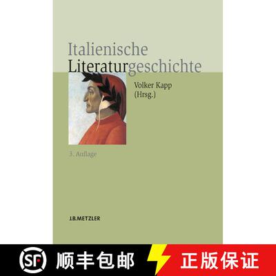 【3-4周达】精装 Italienische Literaturgeschichte (3., erweiterte Auflage) [9783476020642]