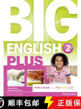 【3-4周达】Big English Plus 2 Pupil's Book with MyEnglishLab Access Code Pack New Edition [9781292271057]