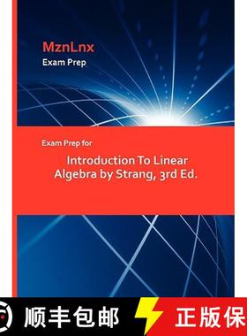 【3-4周达】Exam Prep for Introduction To Linear Algebra by Strang, 3rd Ed. [9781428870468]