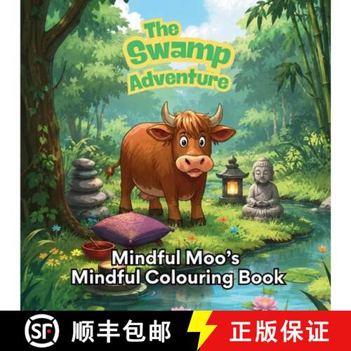 【3-4周达】Mindful Moo's Mindful Colouring Book [9781919561936]