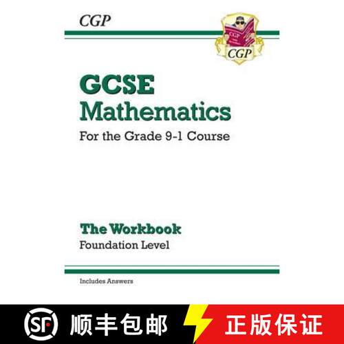 【3-4周达】GCSE Maths Workbook: Foundation - for the Grade 9-1 Course (includes Answers) [9781782943846]