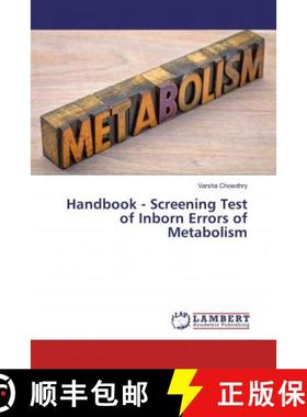 预订 Handbook - Screening Test of Inborn Errors of Metabolism [9786200119018]