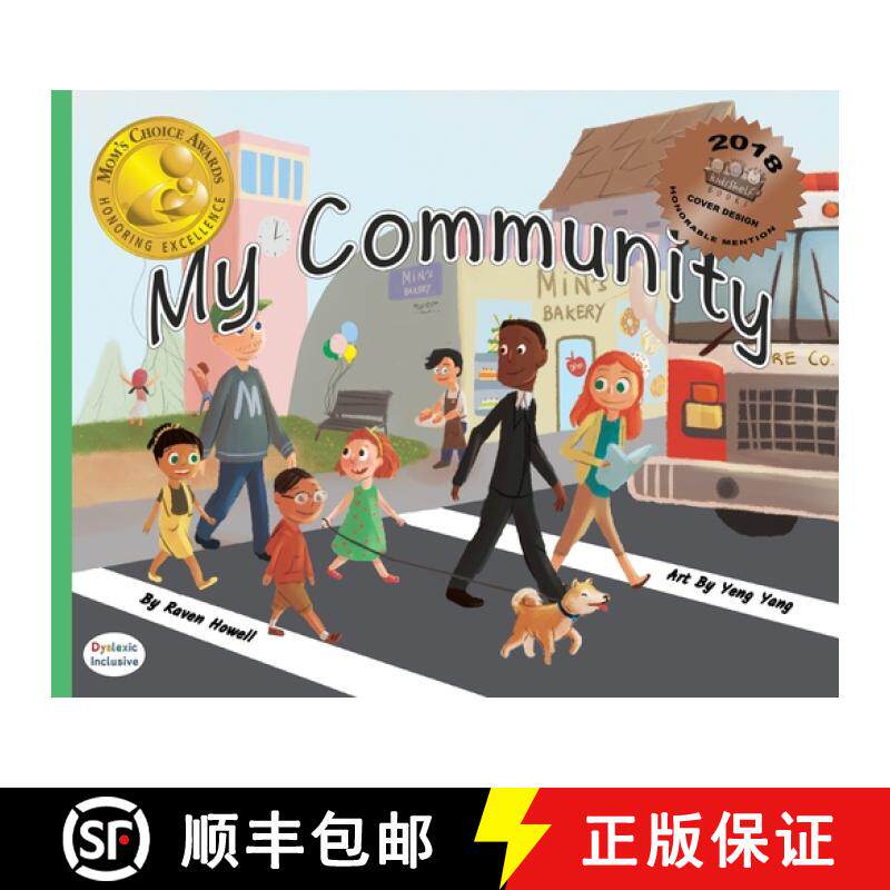 【3-4周达】My Community Dyslexie Edition: Dyslexic Font [9781643720616]