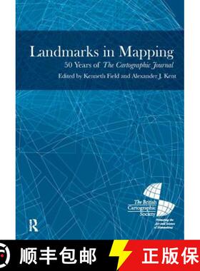 【3-4周达】Landmarks in Mapping: 50 Years of the Cartographic Journal [9781909662384]