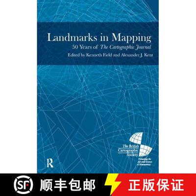【3-4周达】Landmarks in Mapping: 50 Years of the Cartographic Journal [9781909662384]