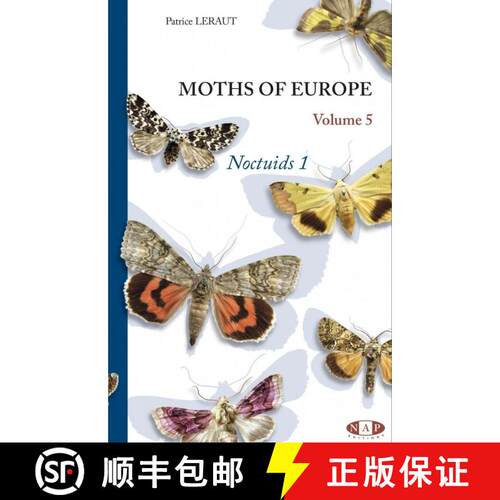【3-4周达】精装 Moths of Europe, Volume 5 [9782913688308]