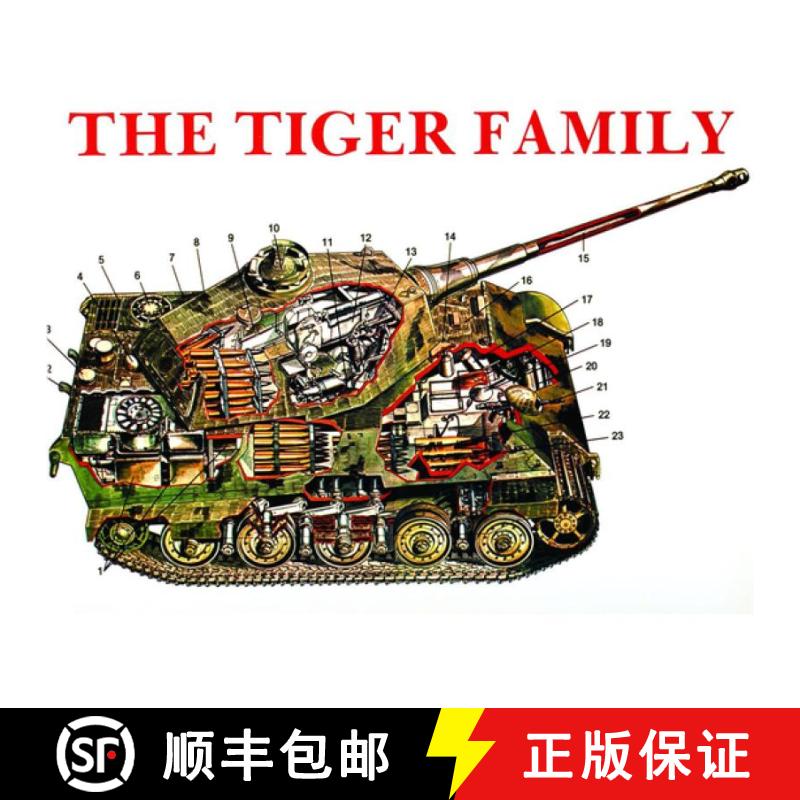 【3-4周达】The Tiger Family: Tiger I, Porsche-Tiger, Elephant Pursuit Tank (Ferdinand), Tiger II (Kin... [9780887401879]图片