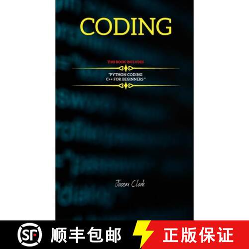 【3-4周达】精装 Coding: THIS BOOK INCLUDЕS: C++ for Bеginnеrs + Python Coding [9781802268096]