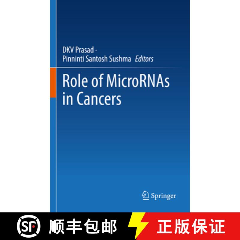 【3-4周达】Role of Micrornas in Cancers [9789811691881]