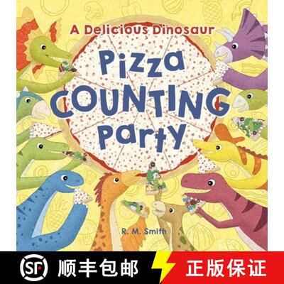 【3-4周达】A Delicious Dinosaur Pizza Counting Party: A Counting Book with Toppings [9798999093820]
