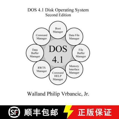 【3-4周达】精装 DOS 4.1 Disk Operating System Second Edition [9780578859156]